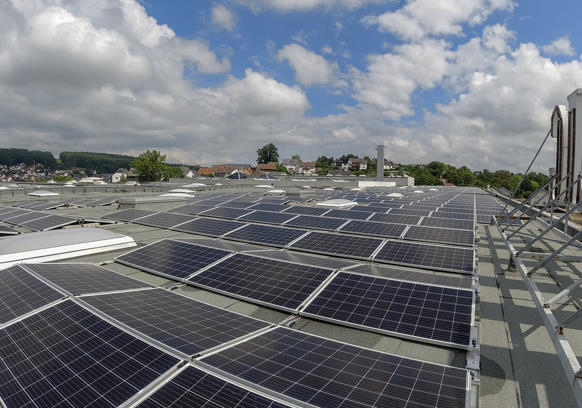 grünen Strom – Photovoltaikanlage